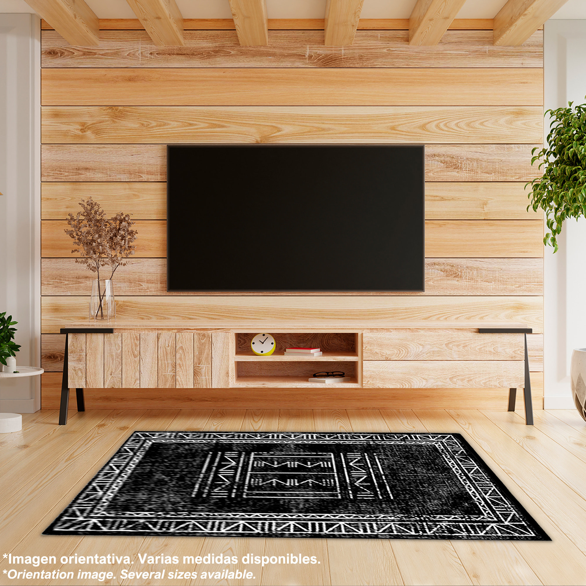 Alfombra de Poliester estampada 160 x 230cm