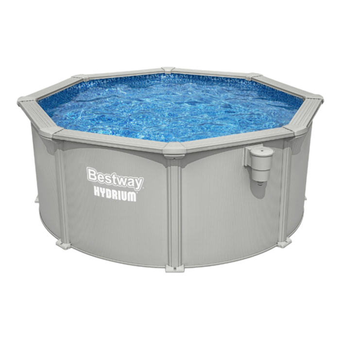 Bestway Piscine acier ronde Bestway Hydrium 305 x 122 cm gris clair