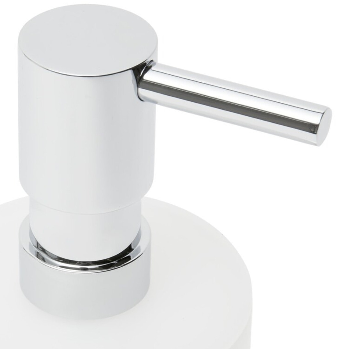 Evolution R Distributeur de savon avec support mural en métal, Chrome (SATDEVOR99)