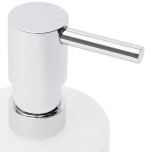 Evolution R Distributeur de savon avec support mural en métal, Chrome (SATDEVOR99)