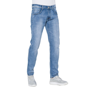 Pantalone Hot Buttered Wailua denim 5 tasche Blu