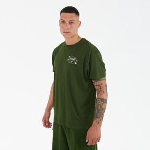 T-shirt in cotone BIGGER verde militare