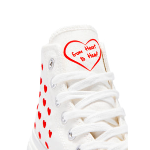 Zapatillas Altas Mujer One Way High From Heart Blanco D.Franklin