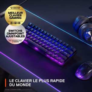 Clavier gamer sans fil STEELSERIES APEX PRO MINI WIRELESS FR