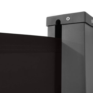 Tende Da Sole Paravento a Scorrimento Laterale Avvolgibile 180X300Cm. Corpo Interamente In Alluminio. Colore Grigio