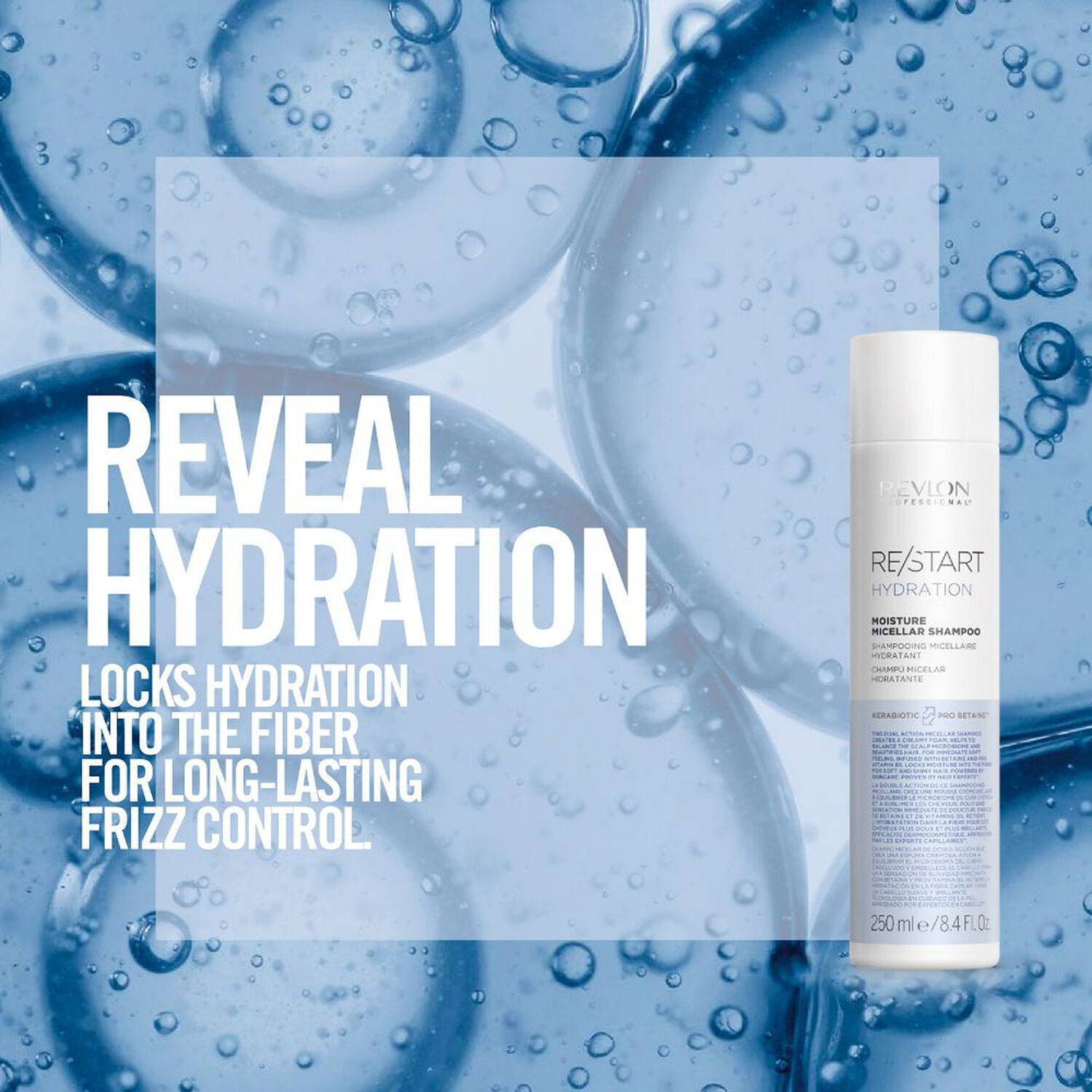 RE/START™ HYDRATATION - Shampooing Micellaire Hydratant - Tous Types de Cheveux 250 ml