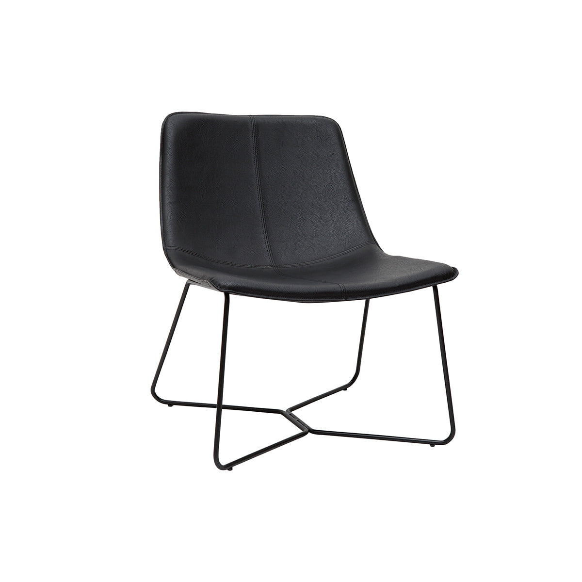 Fauteuil noir SANTI