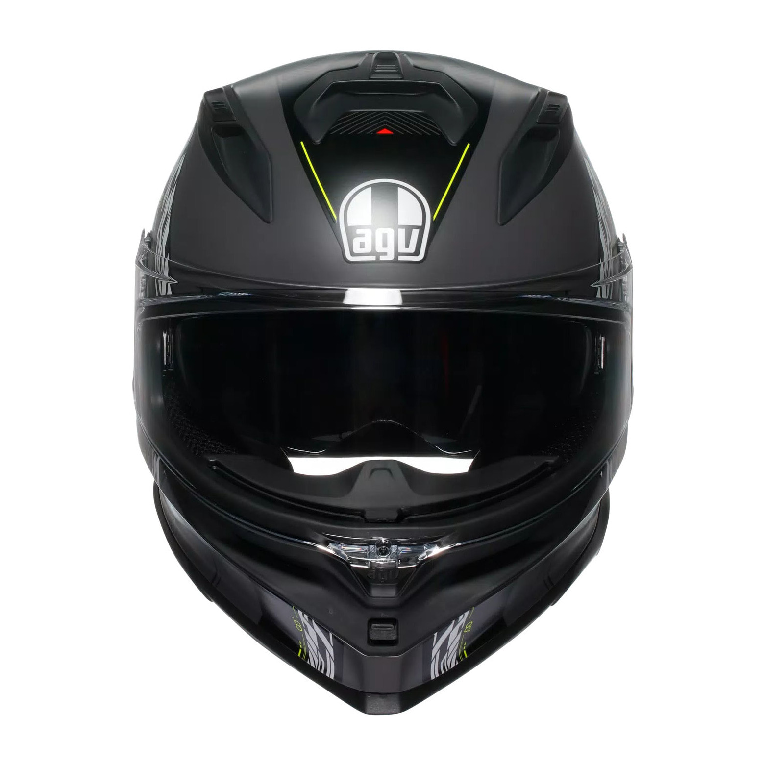 CASCO AGV K7 AGV E2206 MPLK KYBER MATT GREY/YELLOW FLUO