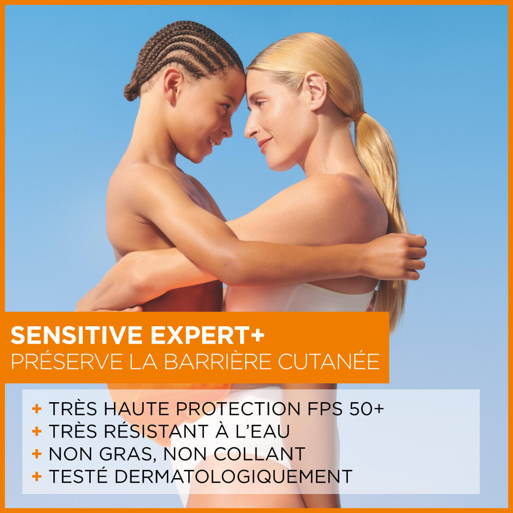 Garnier Ambre Solaire Sensitive Expert+ Lait SPF50+ 175mL