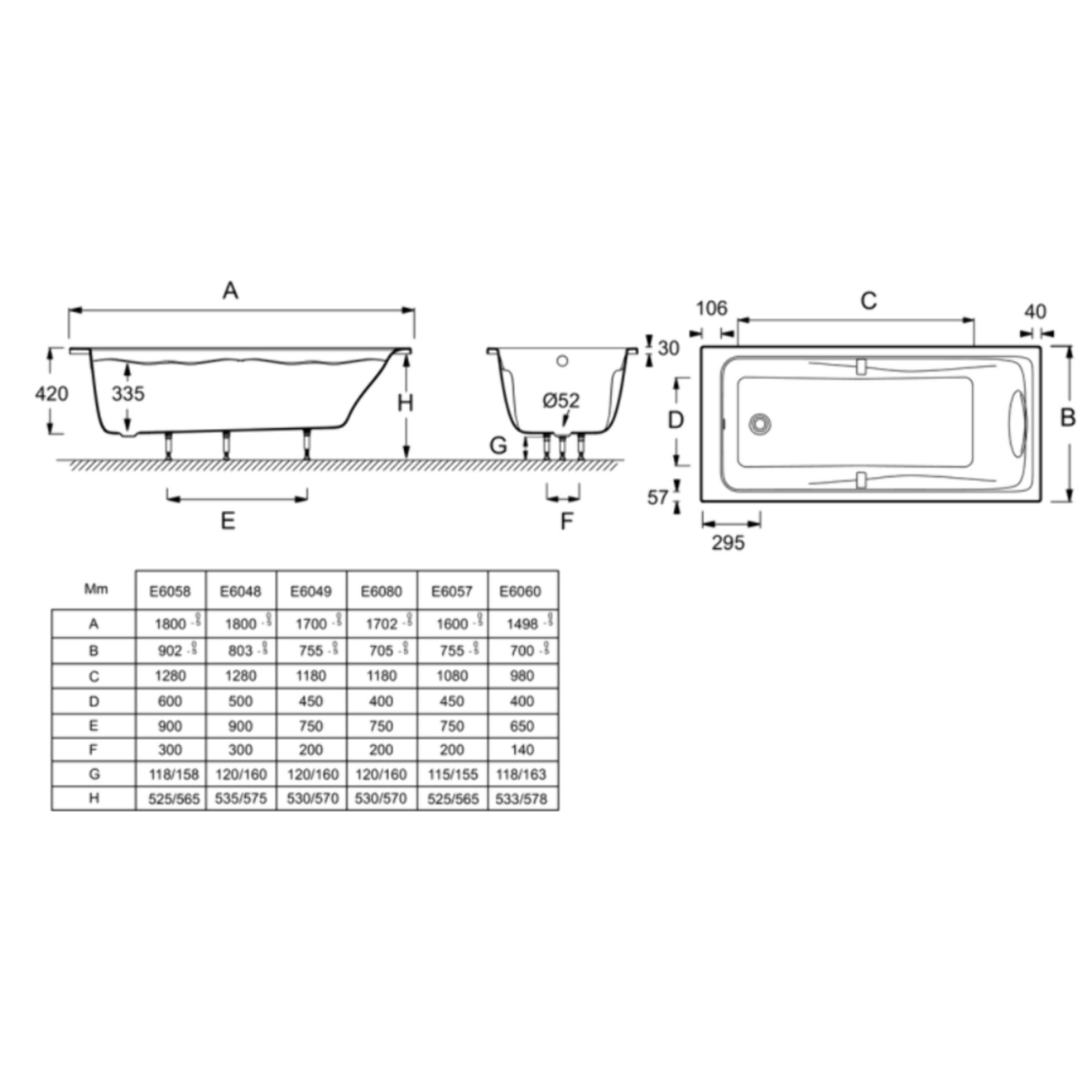 Pack baignoire droite 150 X 70 Odéon up + pare bain 2 volets chromé