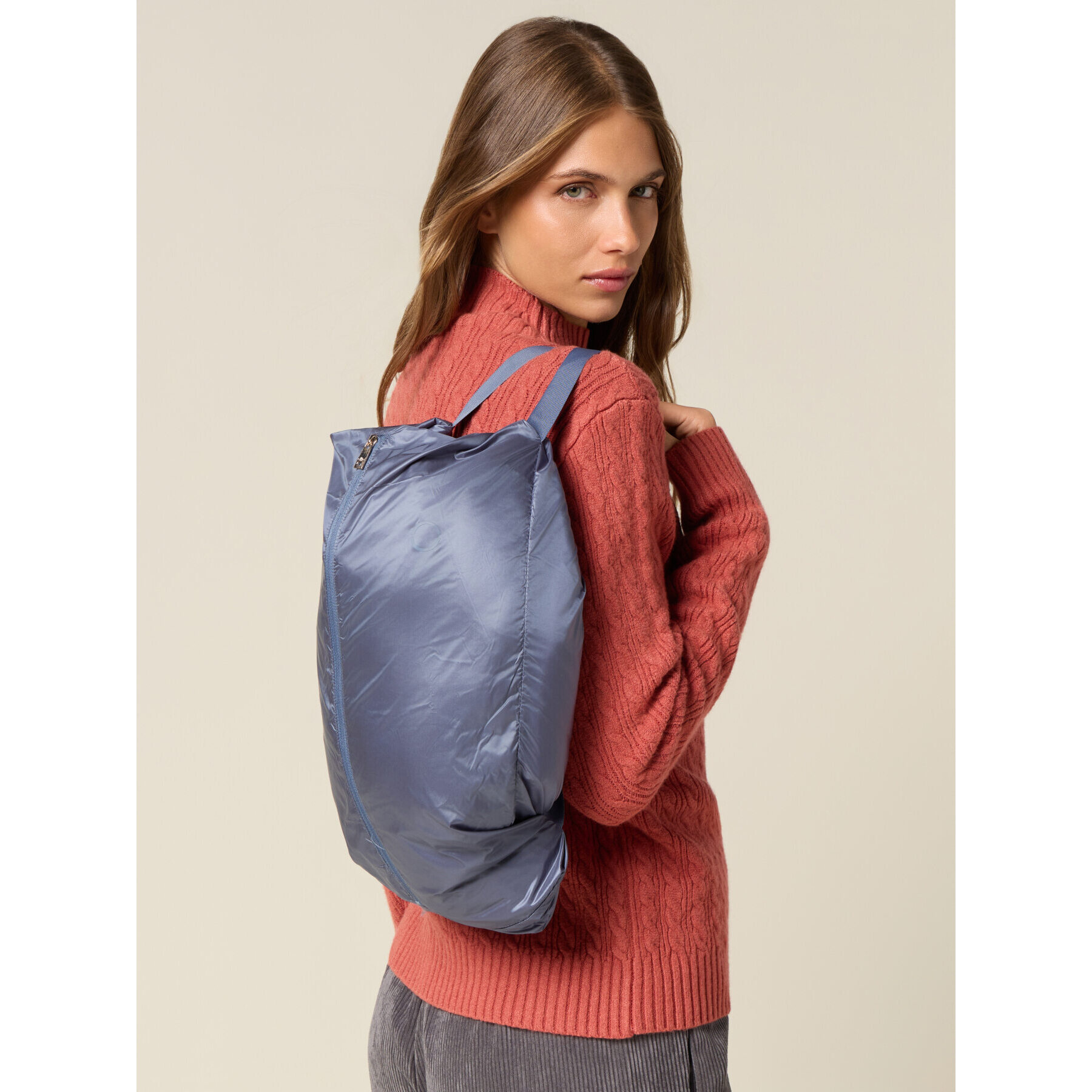 Oltre - Piumino borsa puffy - Blu