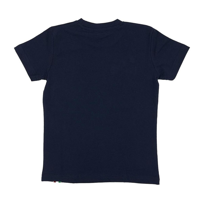 Camiseta de manga corta con estampado y logotipo básico.