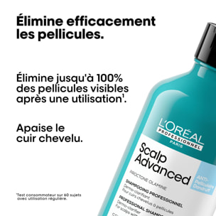 Scalp Advanced - Shampooing Dermo-Clarifiant - Cuirs Chevelus à Pellicules 300 ml