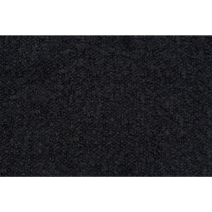 Lit avec tête de lit bandes horizontales bouclette et sommier tapissier Ep20