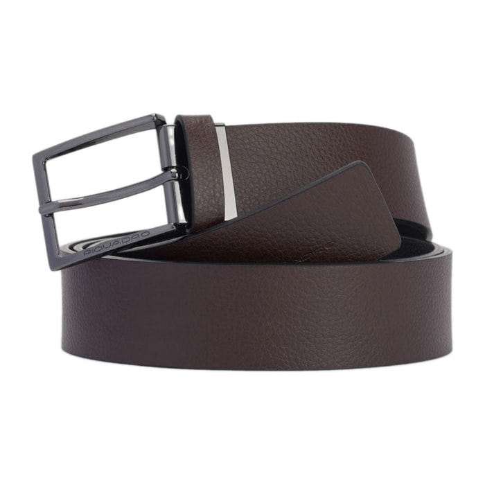 Piquadro Cintura uomo reversibile in pelle