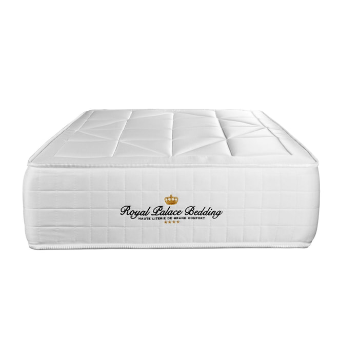 Matelas à Ressorts ensachés et mémoire de forme Windsor - 26cm d'épaisseurs et 5 zones de confort