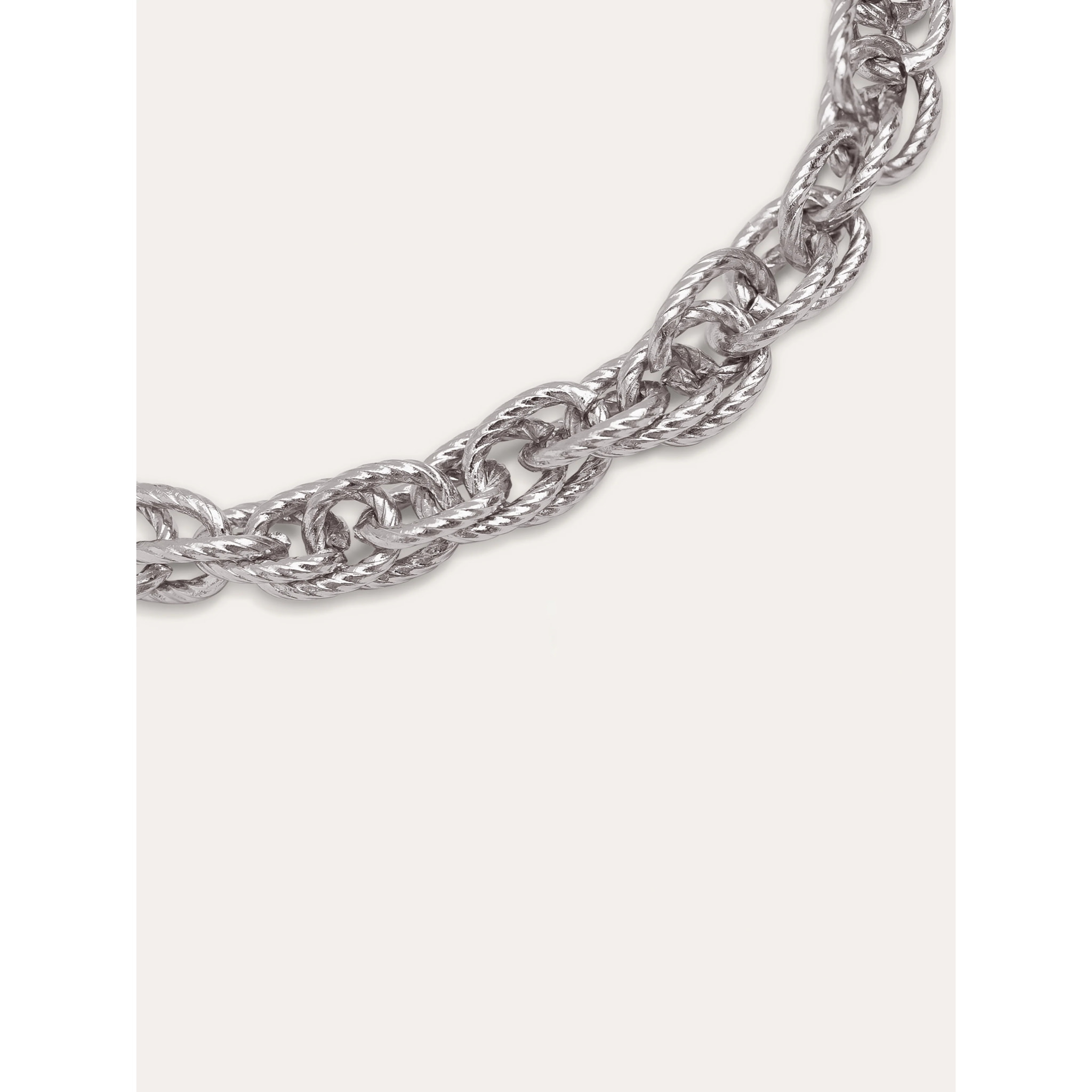 Bracciali Spinning Rope Chain in Acciaio