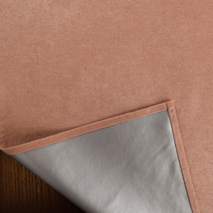 Rideau thermique occultant à œillets et réflecteur de chaleur - Rose