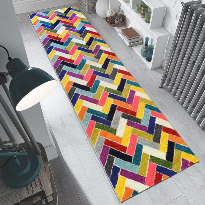 Tappeto Salotto Moderno Colorato