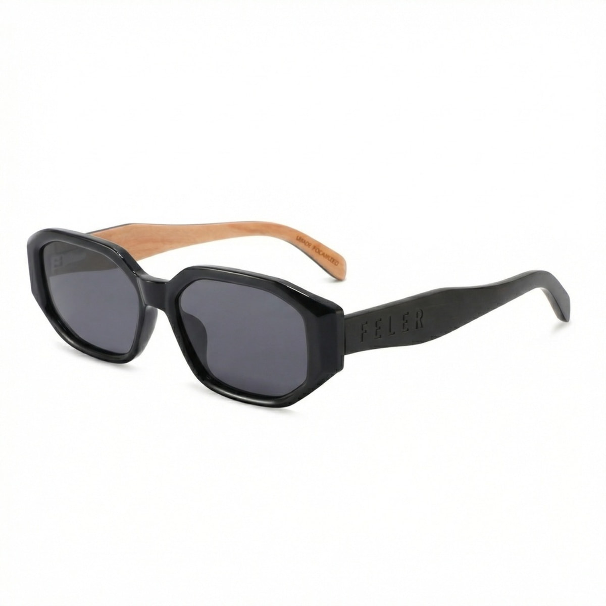 Gafas de Sol Feler 1617-1 Polarizadas de Madera Unisex 54 mm