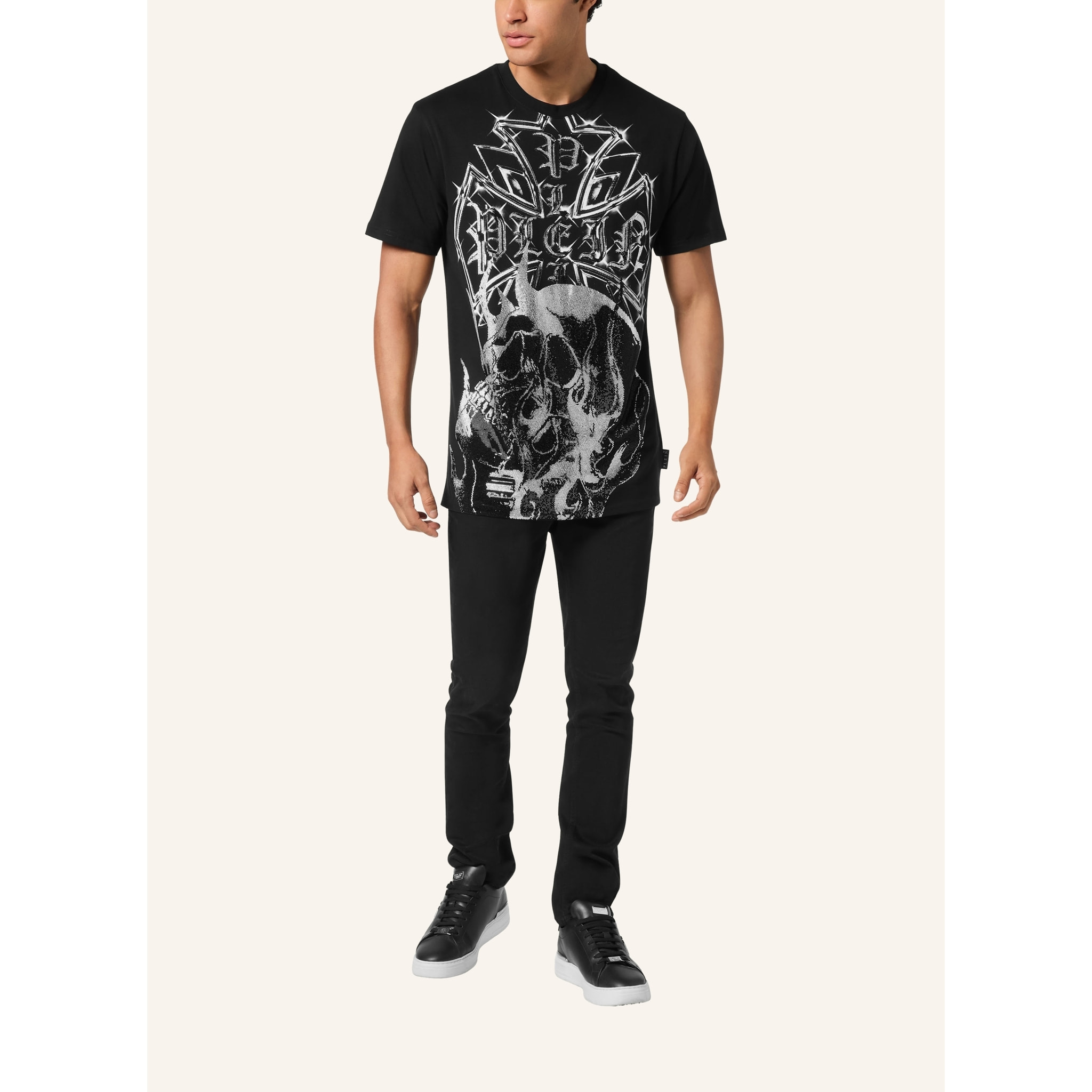PHILIPP PLEIN Maglietta girocollo Ss SKULL