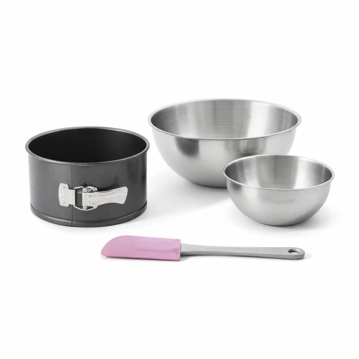 Set de 4 ustensiles de pâtisserie moule à gâteaux 2 bols et spatule Black metallic Black mettallic Zenker  Black mettallic