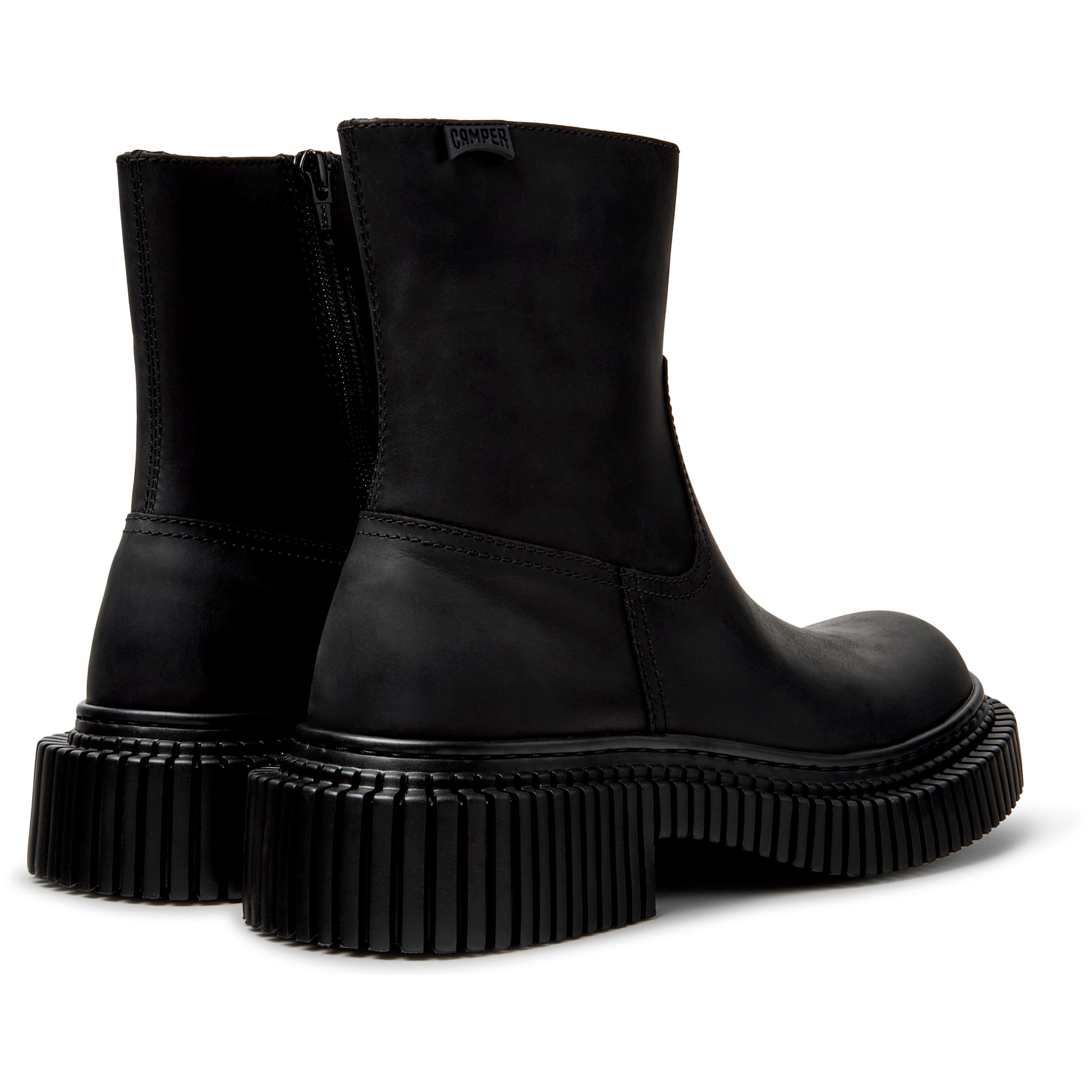 Botines - CAMPER Pix Berlin - Negro - Piel nobuk