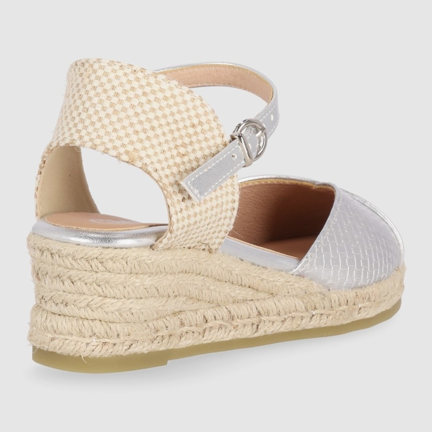 Sandalias - Plata - Tacón: 5 cm