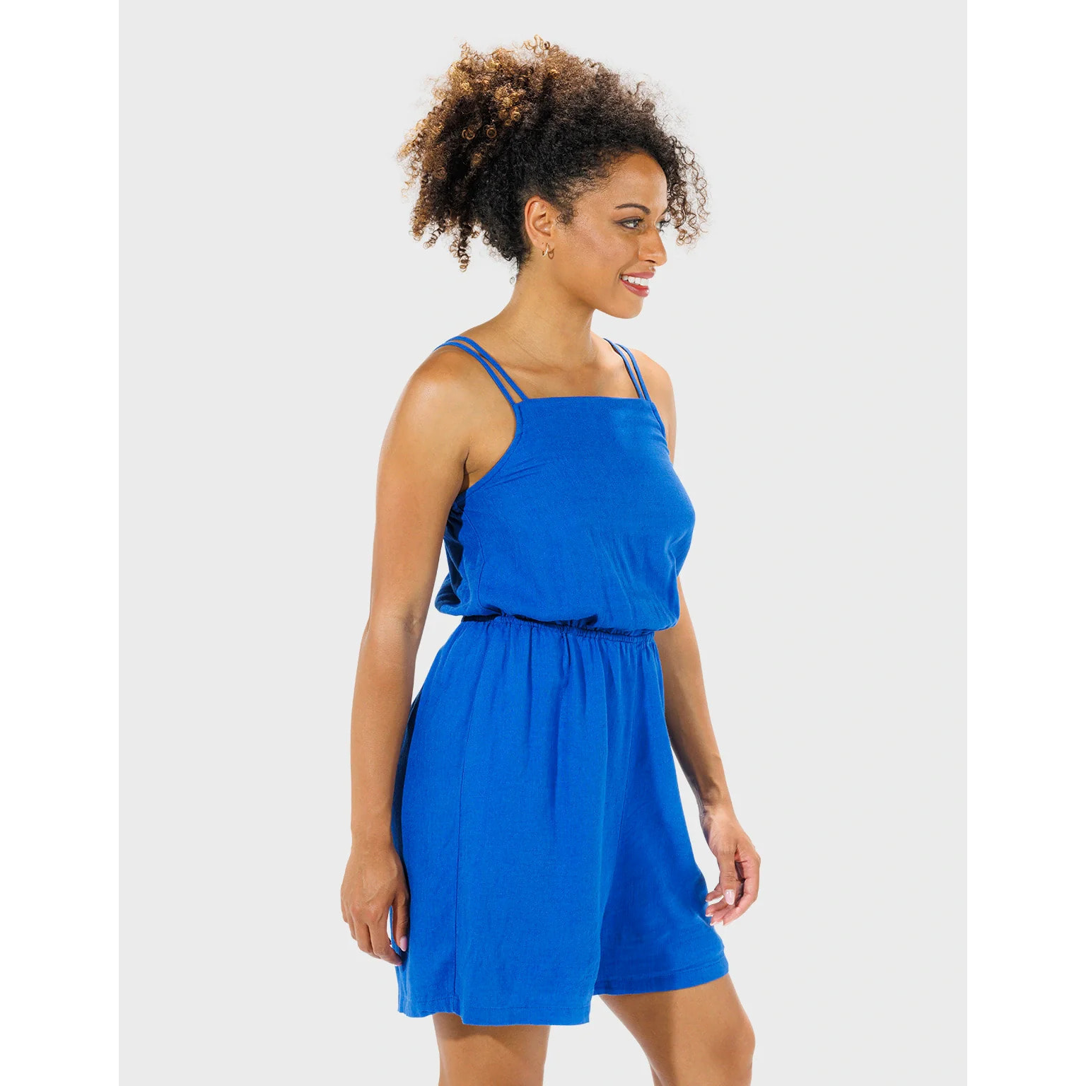 Mono Corto Tirantes Azul - Farin