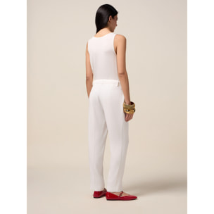 Oltre - Pantaloni a sigaretta - Bianco