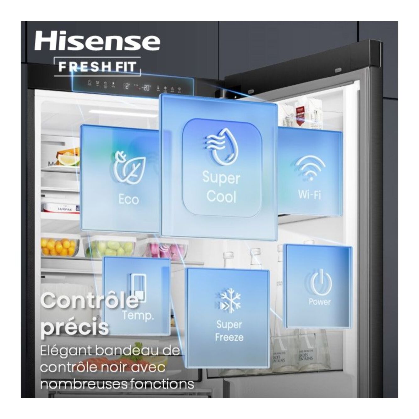 Congélateur armoire HISENSE FT5K310GSFC FreshFit
