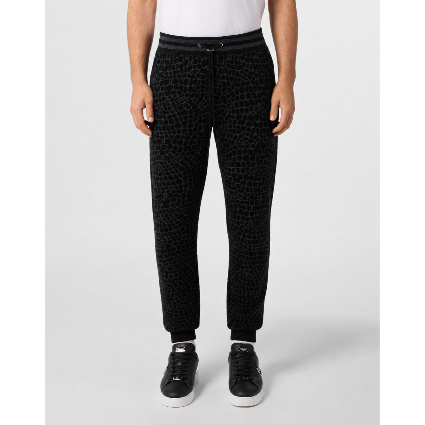 PHILIPP PLEIN Pantalones de chándal de punto COCCO