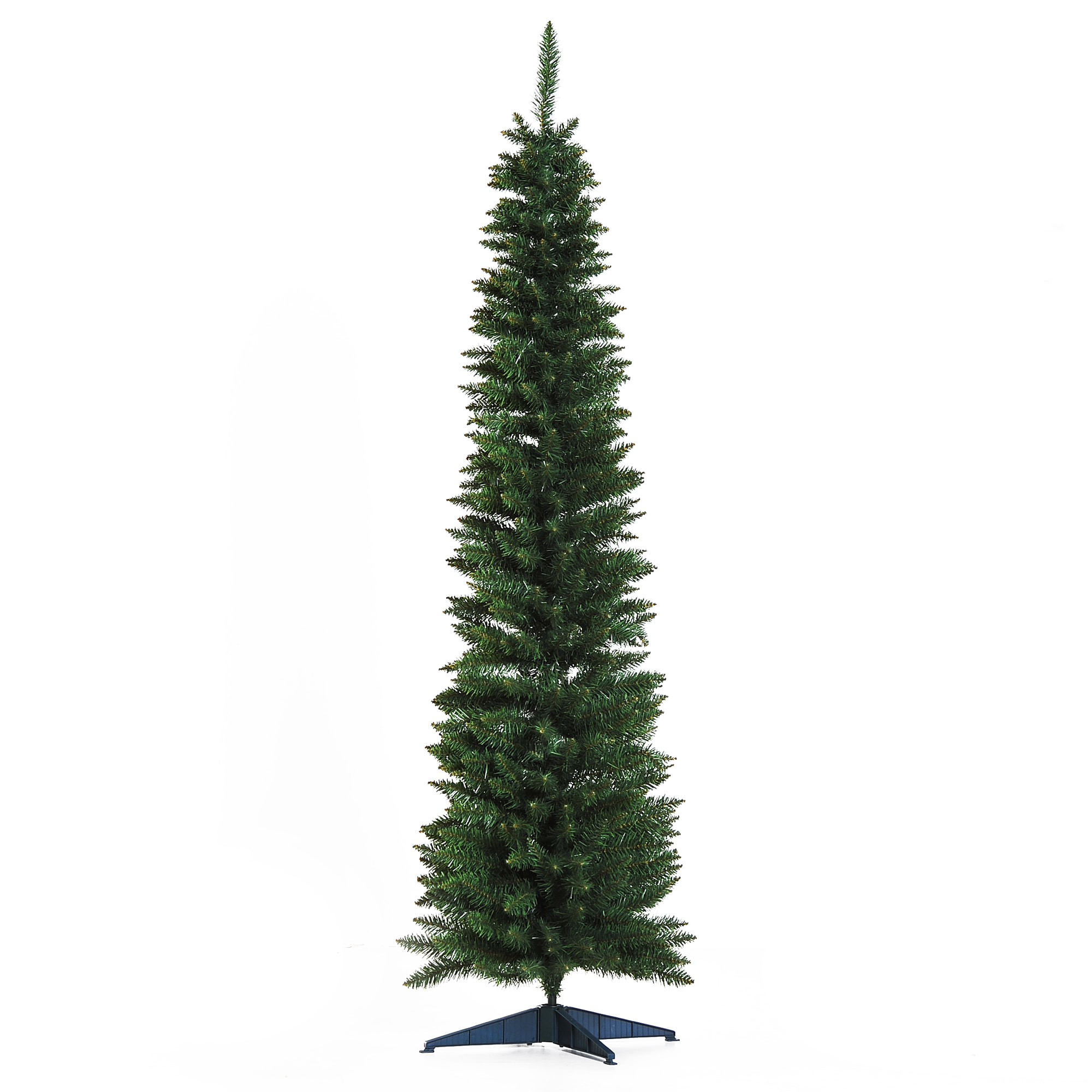 árbol de Navidad Artificial con Soporte 55x180cm Verde