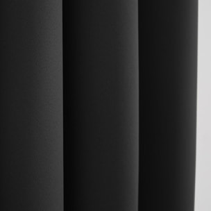 Lot de 2 rideaux occultant noir 140 x 260 cm