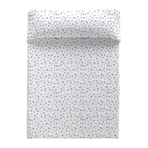 Popcorn - Colcha Bouti Estampada - 100% Algodón - 70 gr/m² - Isis Azul