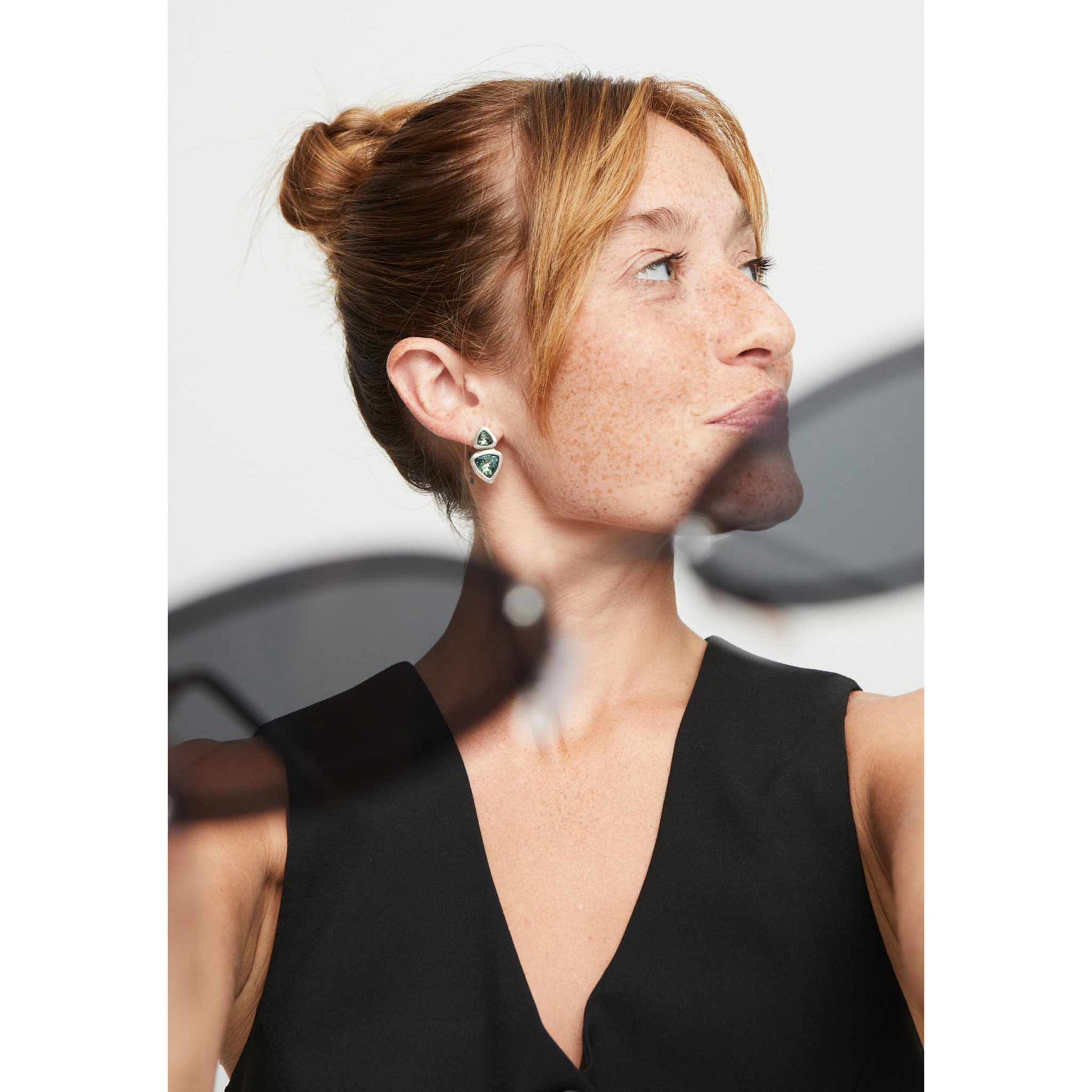 Pendiente SER CAMALEÓNICA VERDE U