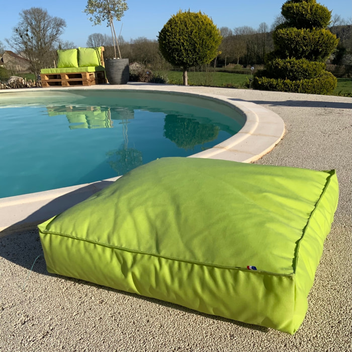 Coussin de sol inter / exter - Vert pomme