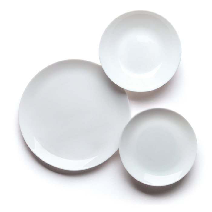 Service de table 18 pièces Excelsa – Joke, Verre Blanc