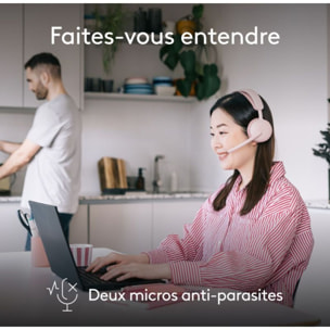 Micro-casque LOGITECH Zone Wireless 2 ROSE