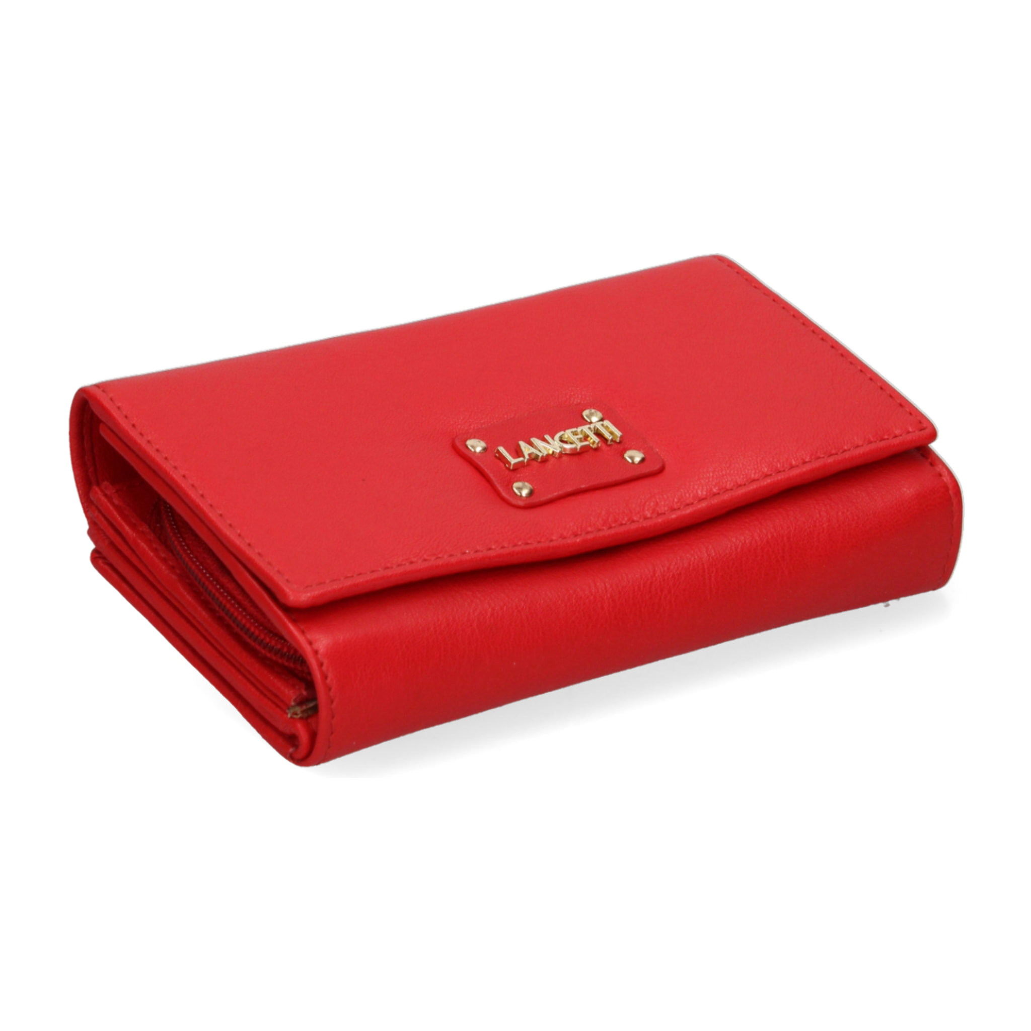 Portafoglio da donna In Vera pelle Made in Italy 17x10x4 cm