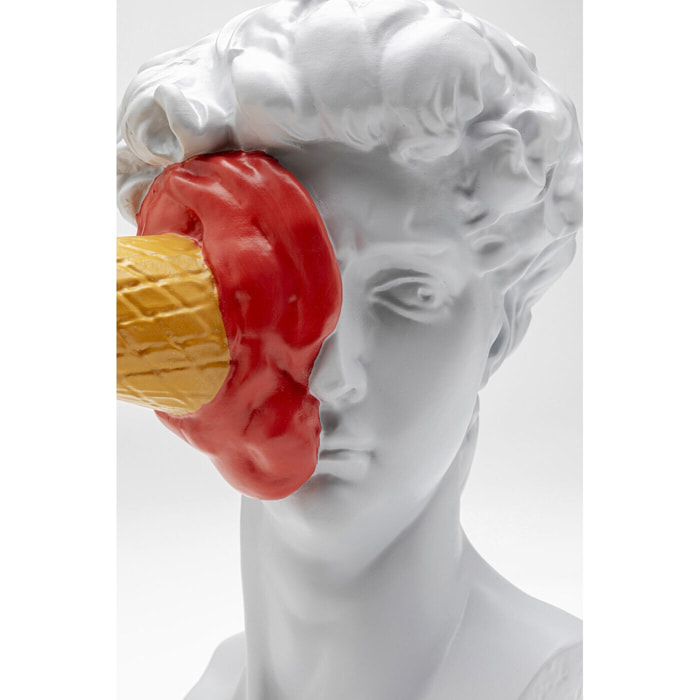 Déco statue grecque glace 35cm Kare Design