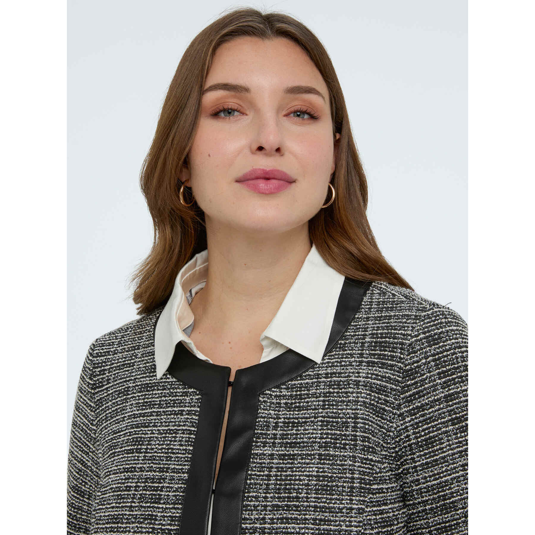 Fiorella Rubino - Chaqueta de tejido bouclé - Negro