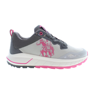 Sneakers U.S. Polo Assn Dark Gray-Fuxia