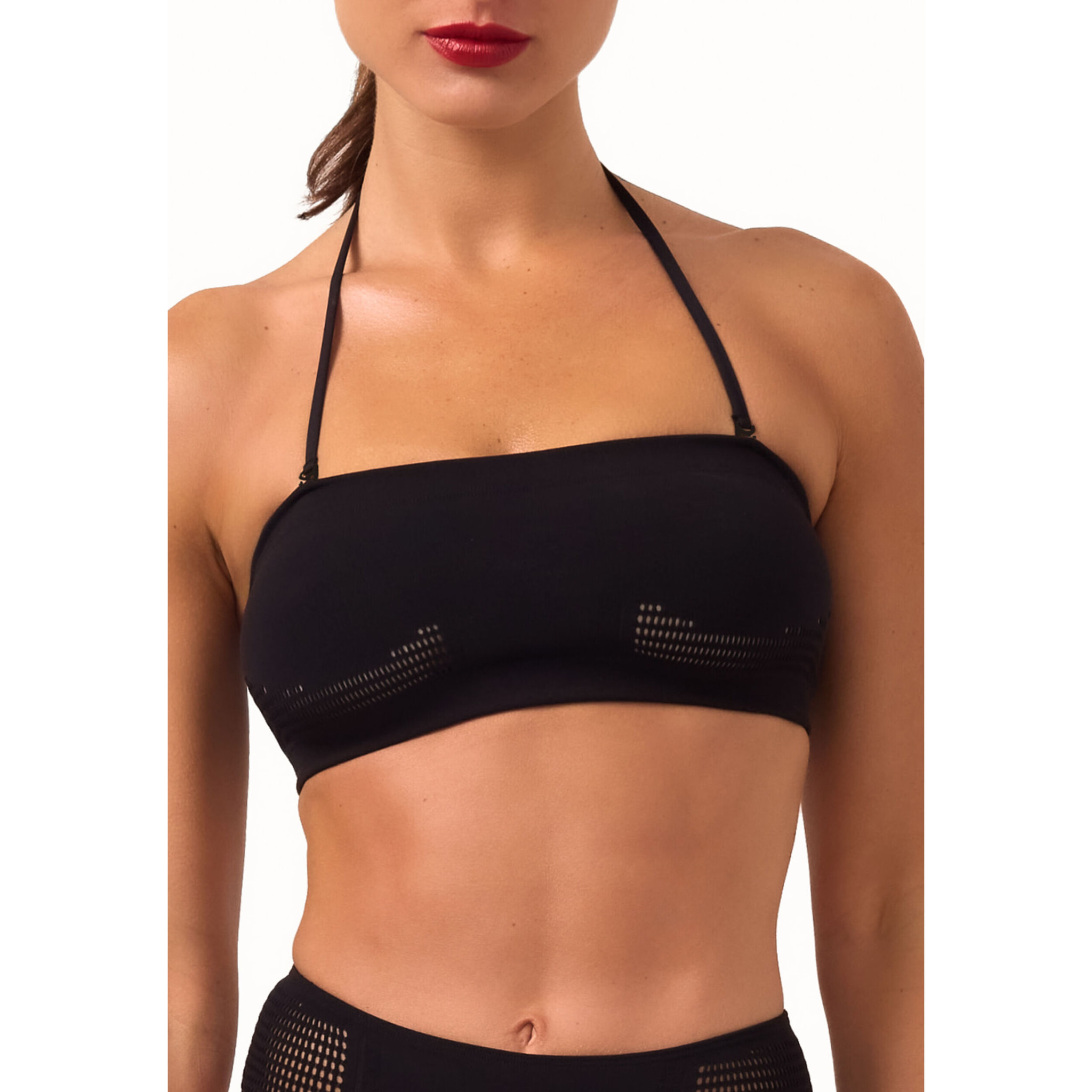 Top bikini Net & Ribs Swim Bandeau Bra