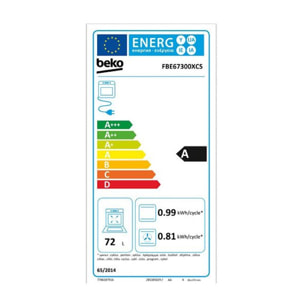 Cuisinière vitrocéramique BEKO FBE67300XCS