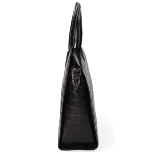 Borsa a mano da donna In Vera pelle Made in Italy 39x29x12 cm