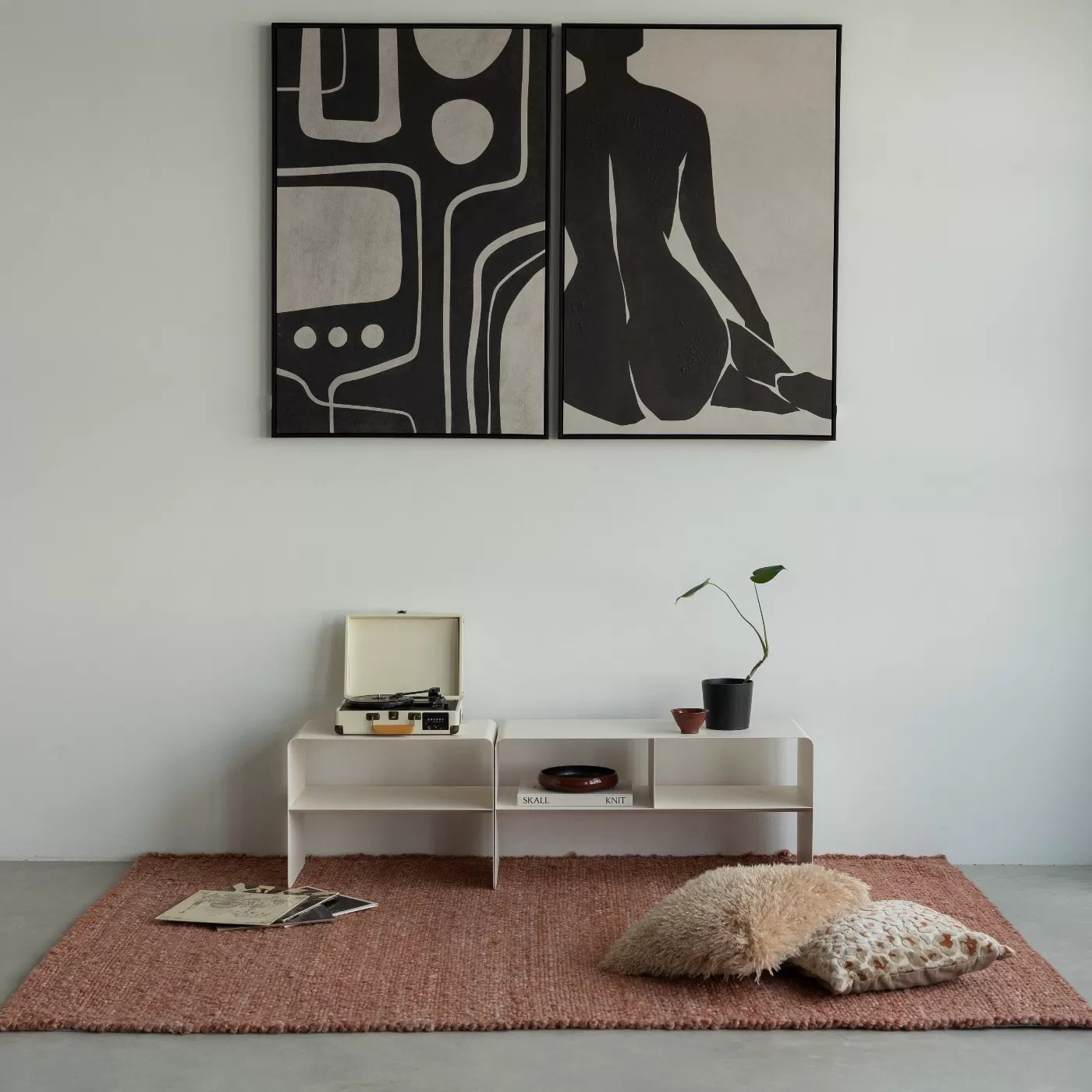Tapis Boucara 240x170cm brique Kare Design