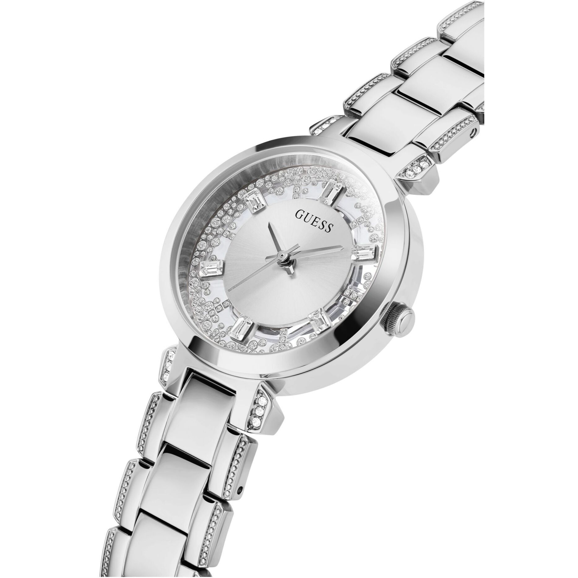 Guess Reloj Analógico De Cuarzo. Gd Crystal Clear