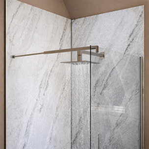 Pack 2 Panneaux Muraux Pierre Artic Storm 90x250cm + Profilés Chrome - STONE'IT