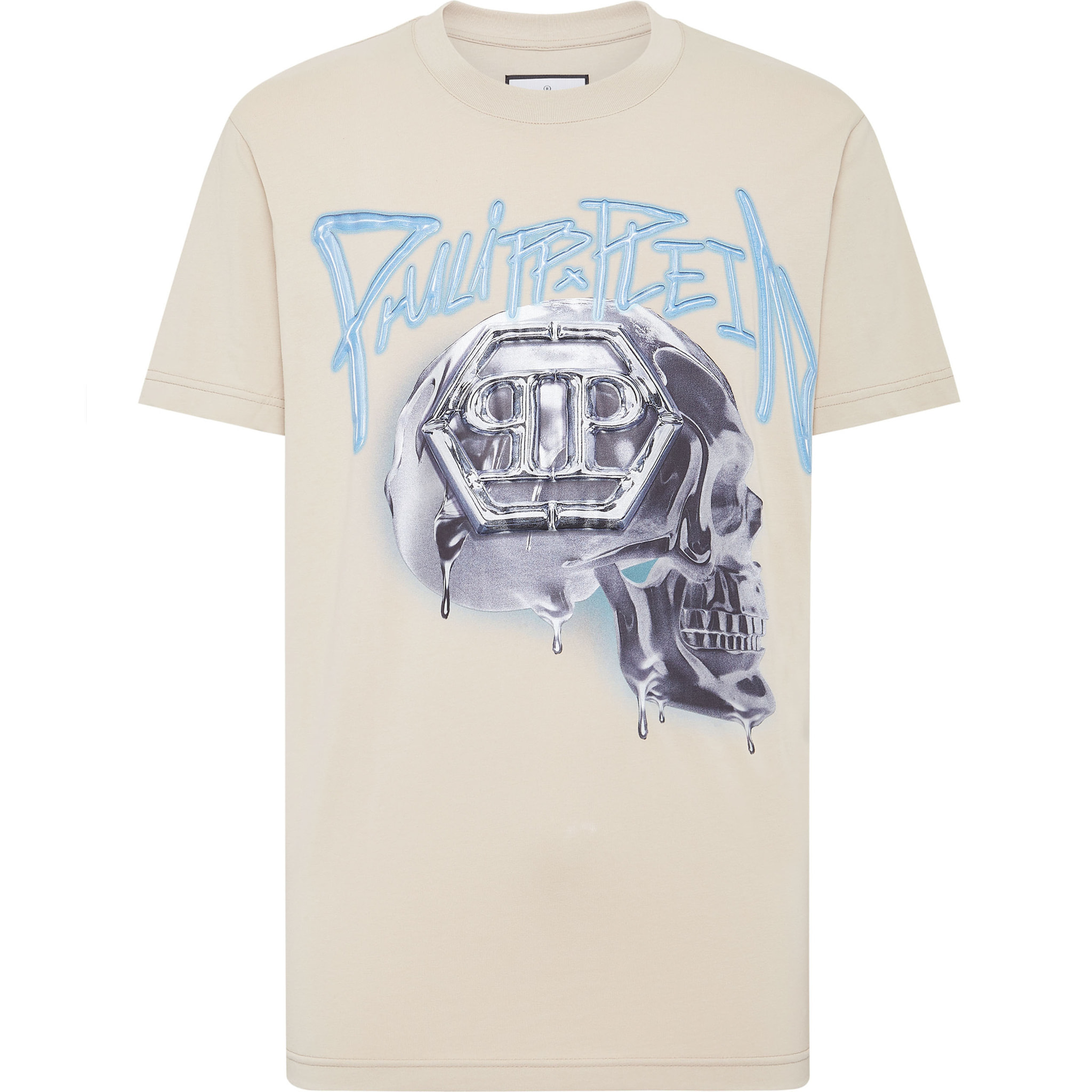 PHILIPP PLEIN Camiseta Cuello Redondo SKULL